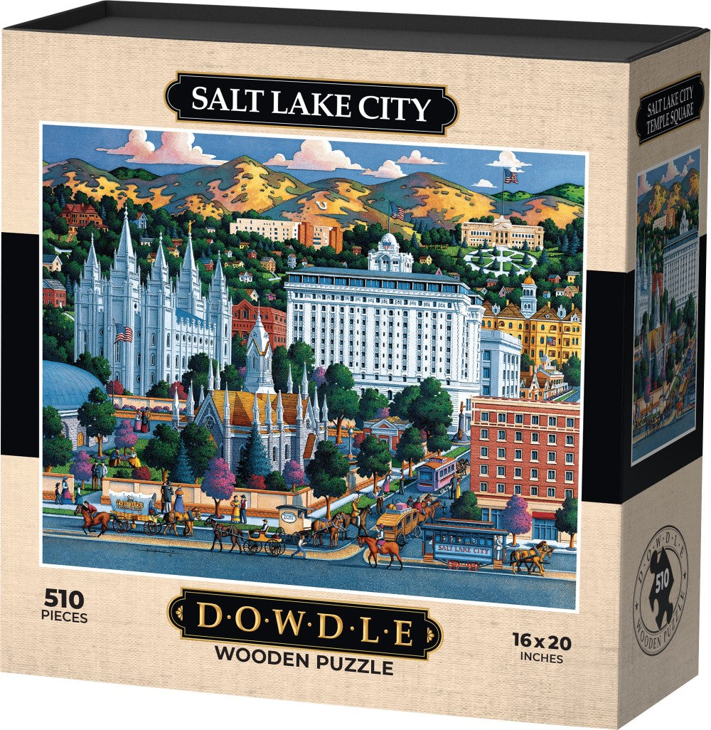 Salt Lake City - Wooden Puzzle