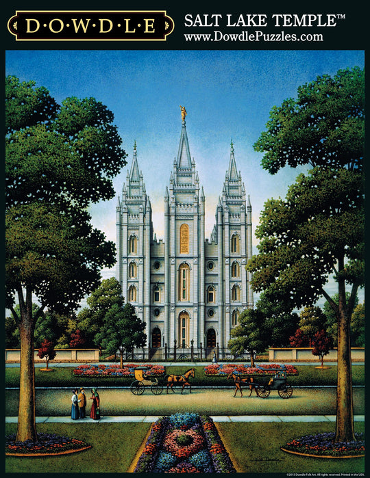 Salt Lake Temple Canvas Gallery Wrap