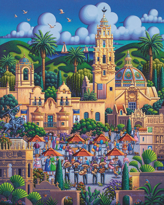 San Diego's Balboa Park Canvas Gallery Wrap