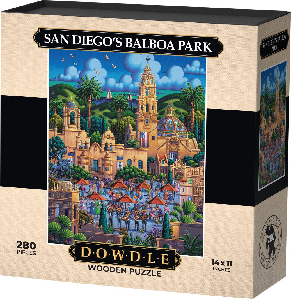 San Diego's Balboa Park - Wooden Puzzle