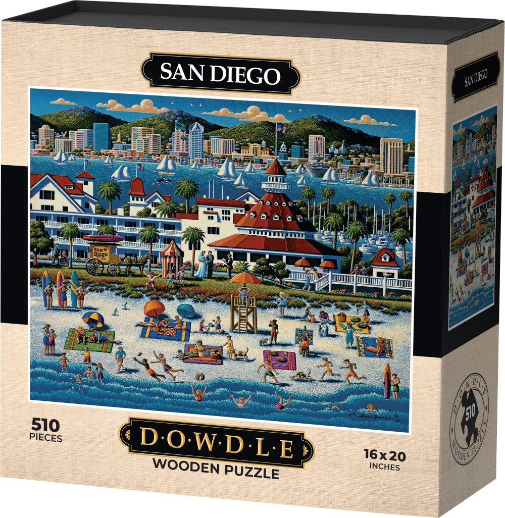 San Diego - Wooden Puzzle