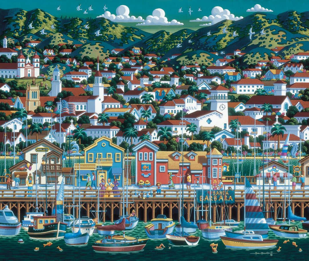 Santa Barbara - Wooden Puzzle