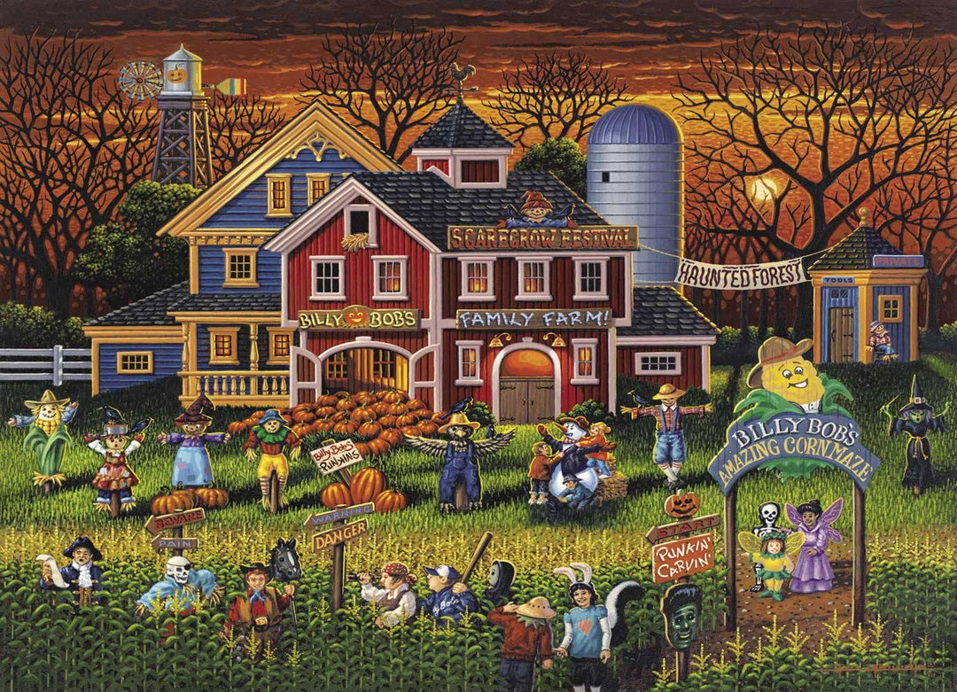 Scarecrow Festival Poster Print