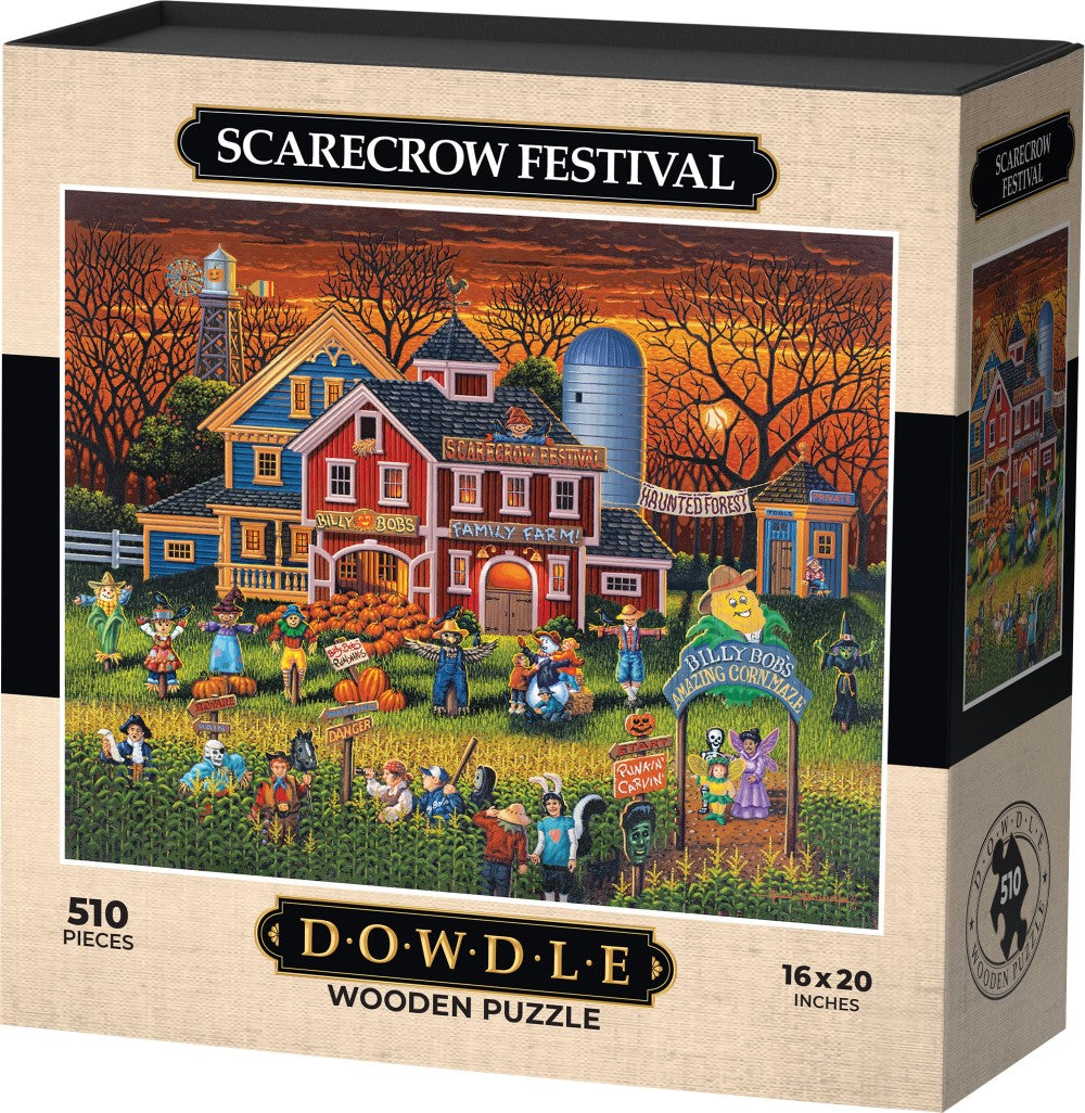 Scarecrow Festival - Wooden Puzzle