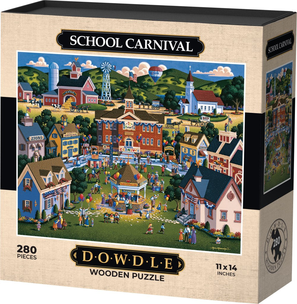 School Carnival - Wooden Puzzle