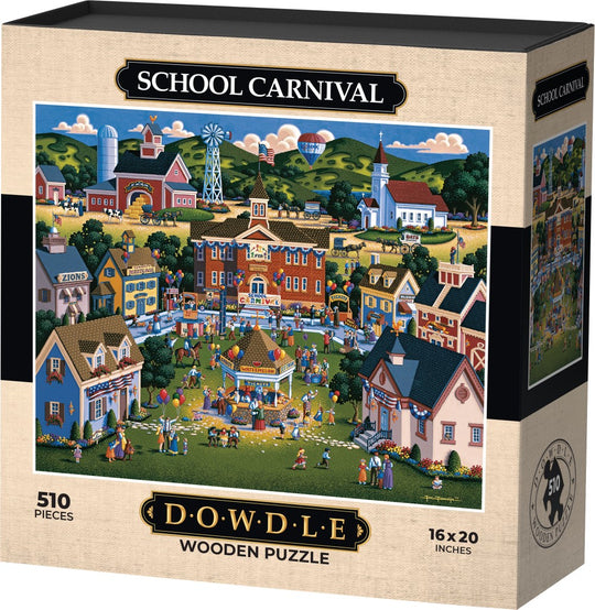 School Carnival - Wooden Puzzle