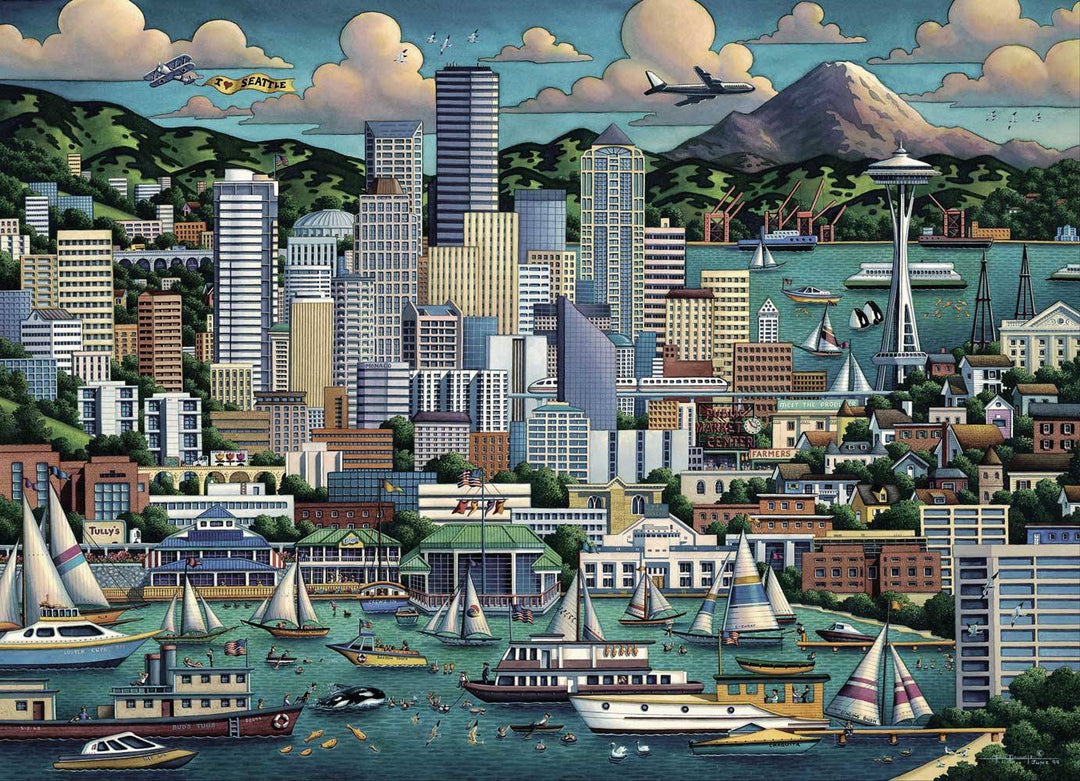 Seattle Canvas Gallery Wrap