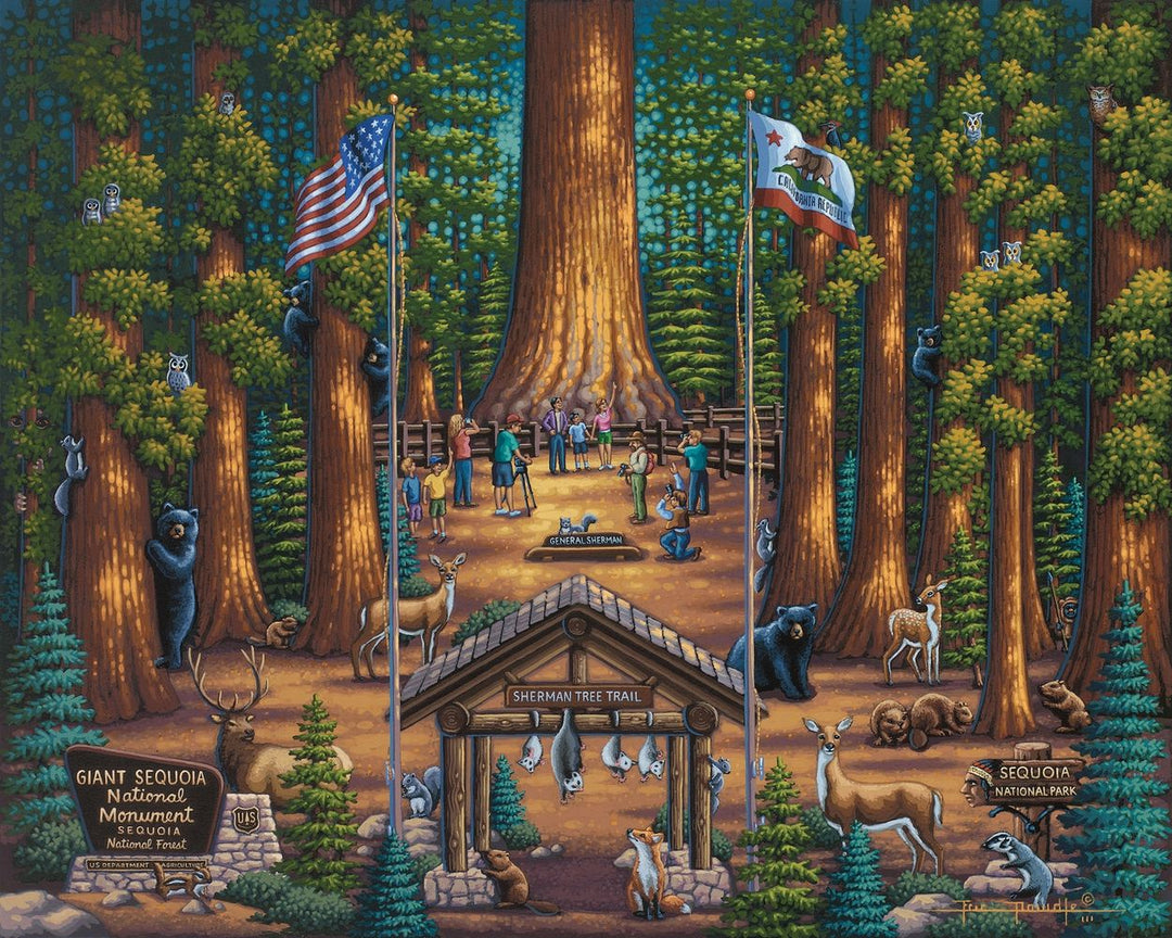 Sequoia National Park - Wooden Puzzle