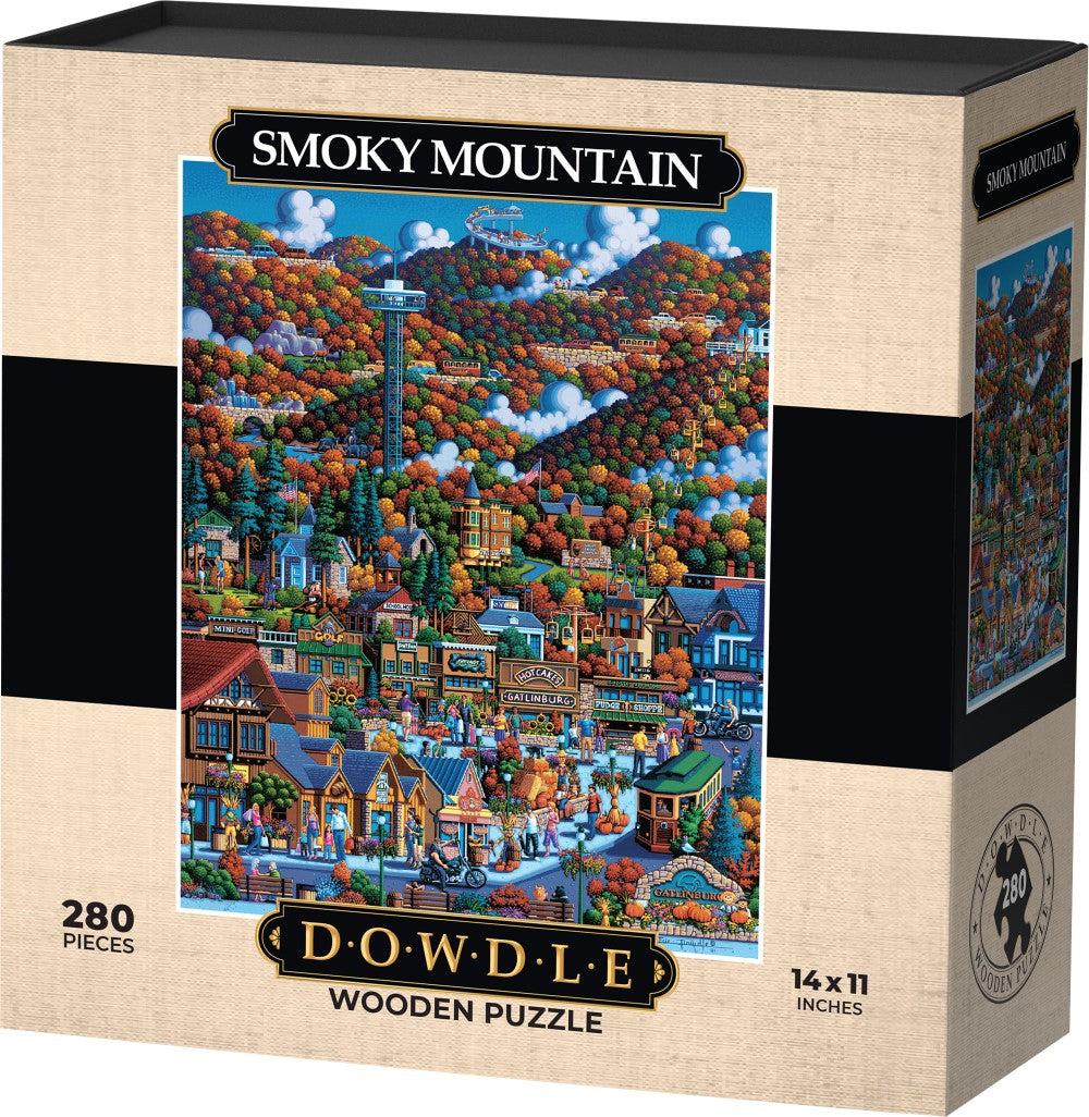 Smoky Mountains - Wooden Puzzle