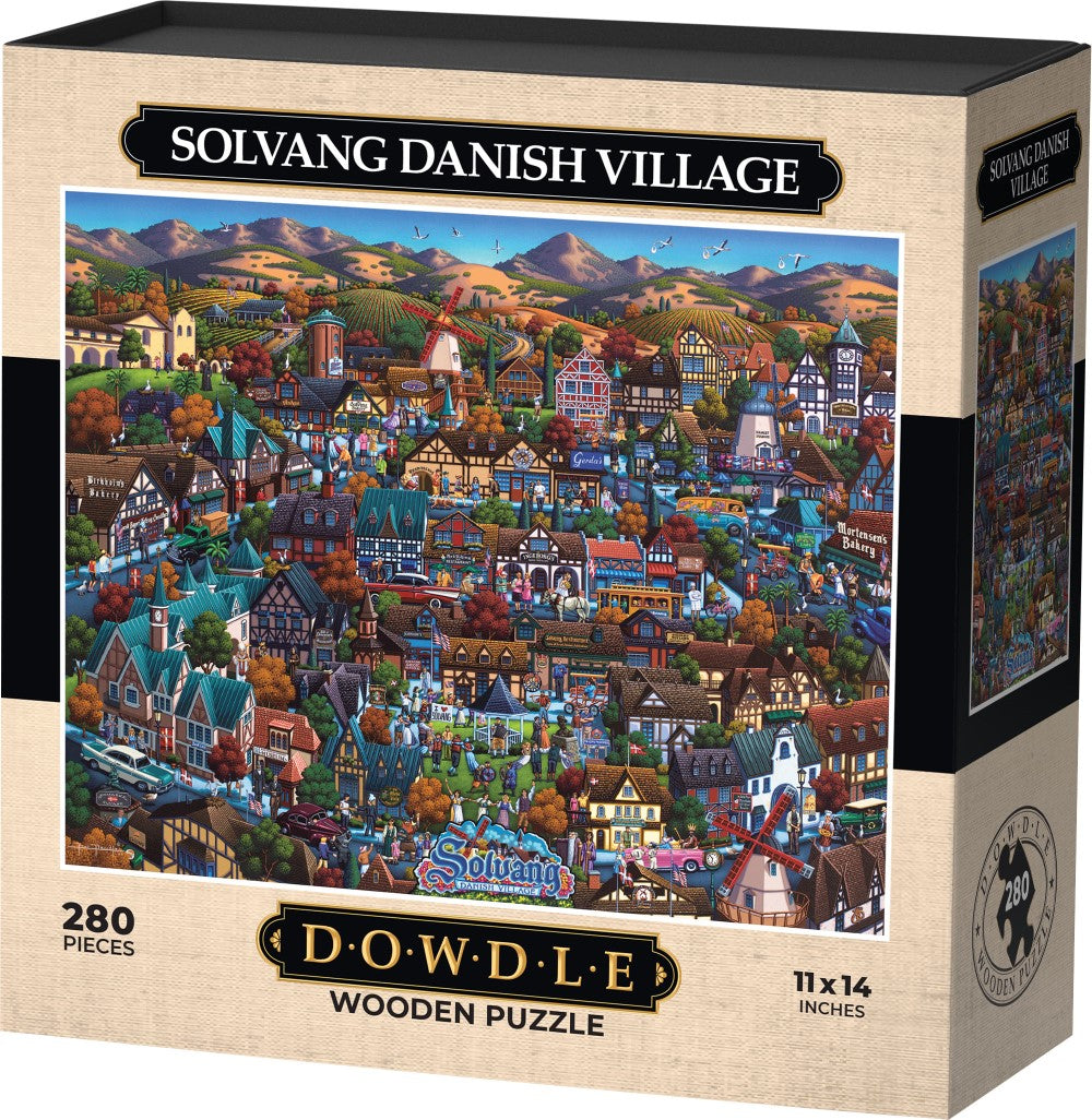 Solvang Danish Village - Wooden Puzzle