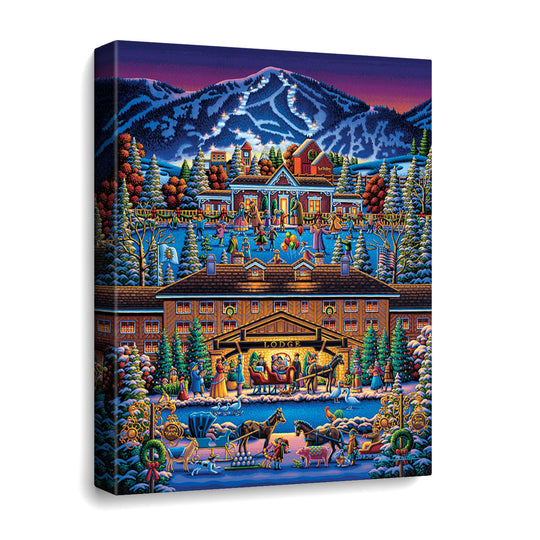 Sun Valley Holiday Canvas Gallery Wrap