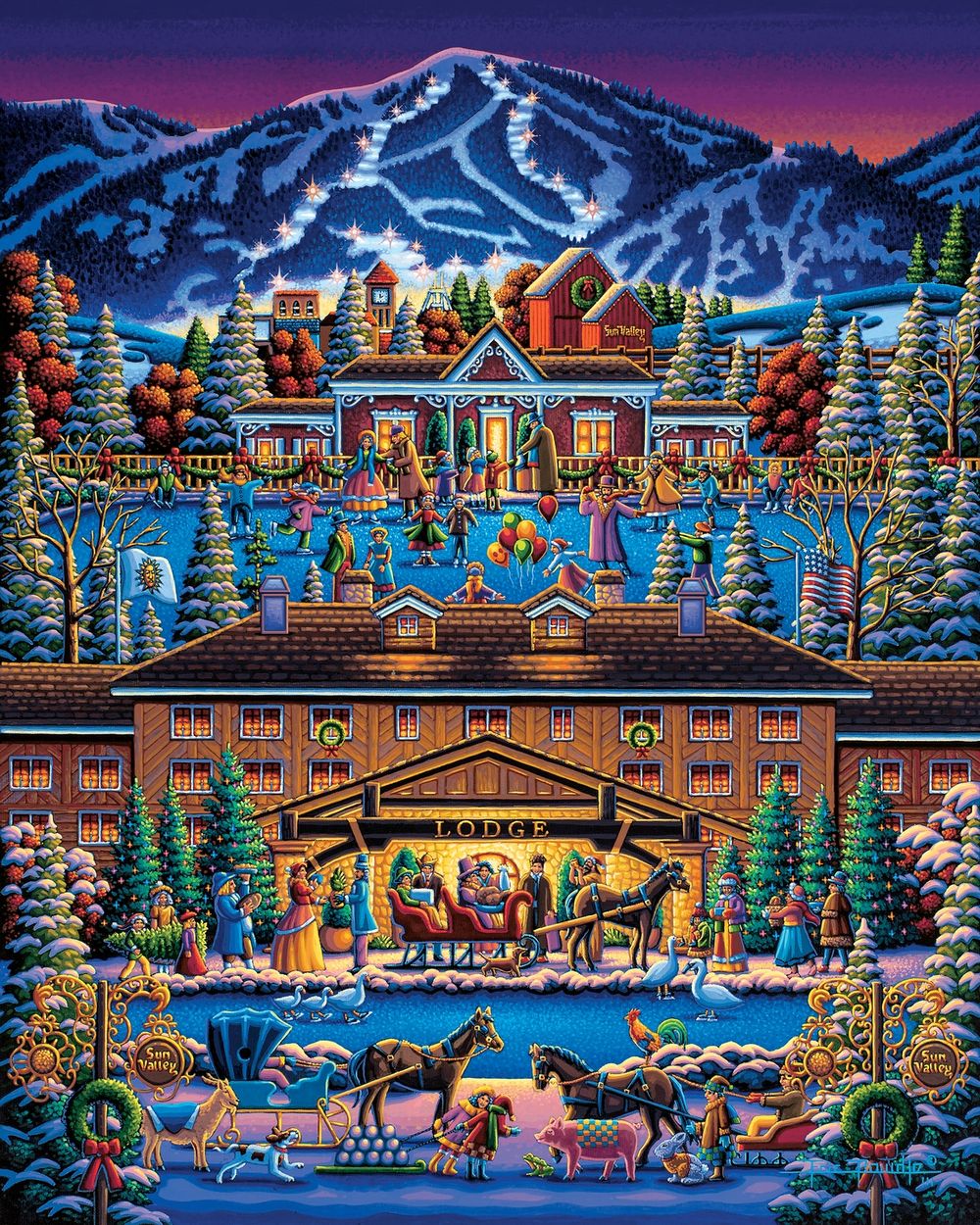 Sun Valley Holiday - Personal Puzzle - 210 Piece