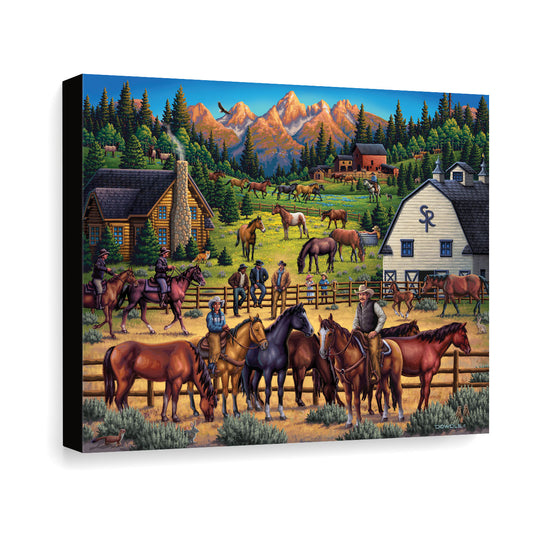 Sunrise Ranch - Canvas Gallery Wrap