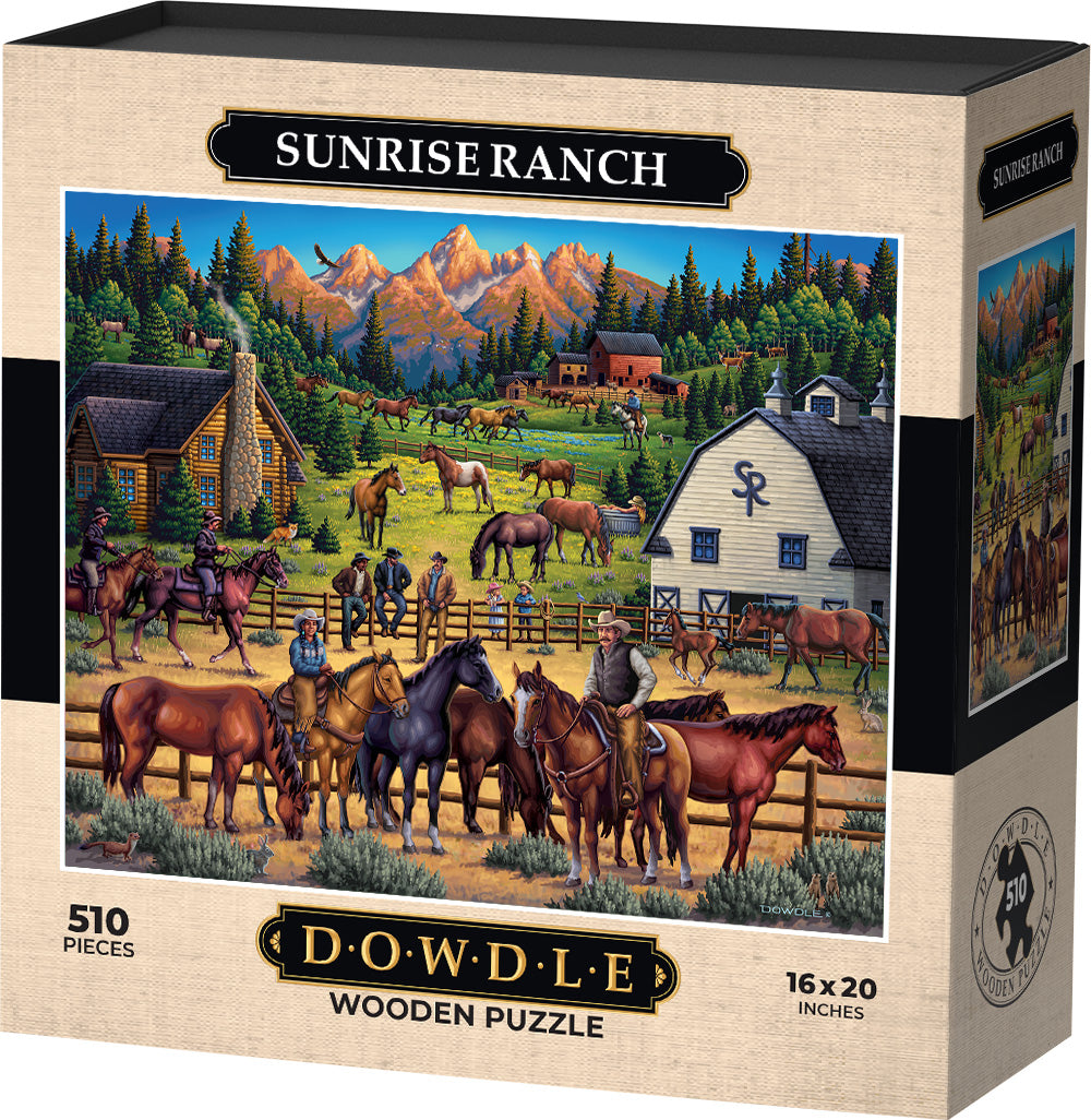 Sunrise Ranch - Wooden Puzzle