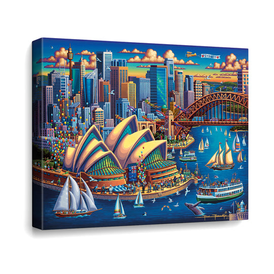Sydney Opera House Canvas Gallery Wrap