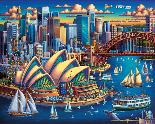 Sydney Opera House - Wooden Puzzle