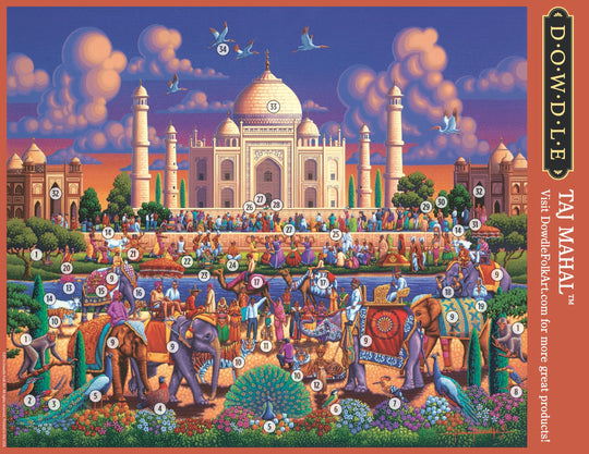 Taj Mahal Canvas Gallery Wrap