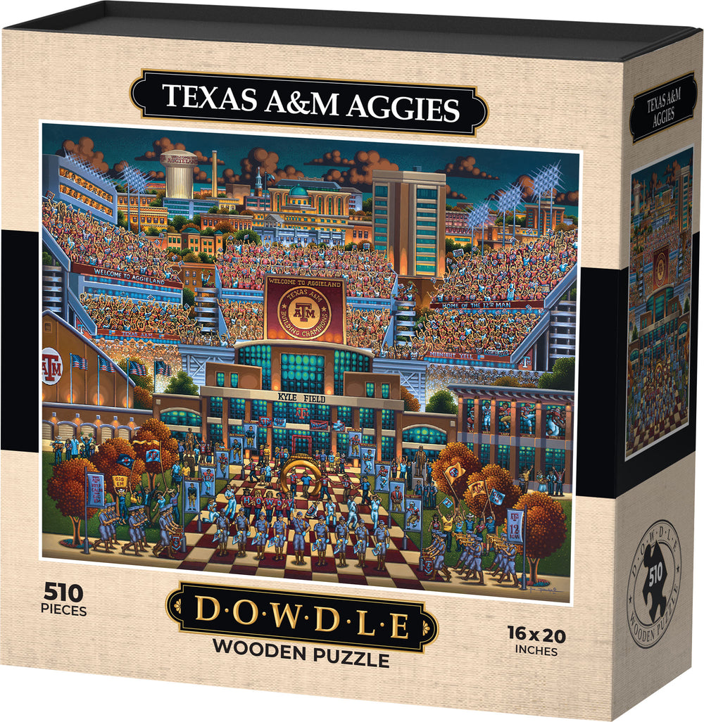 Texas A&M Aggies - Wooden Puzzle