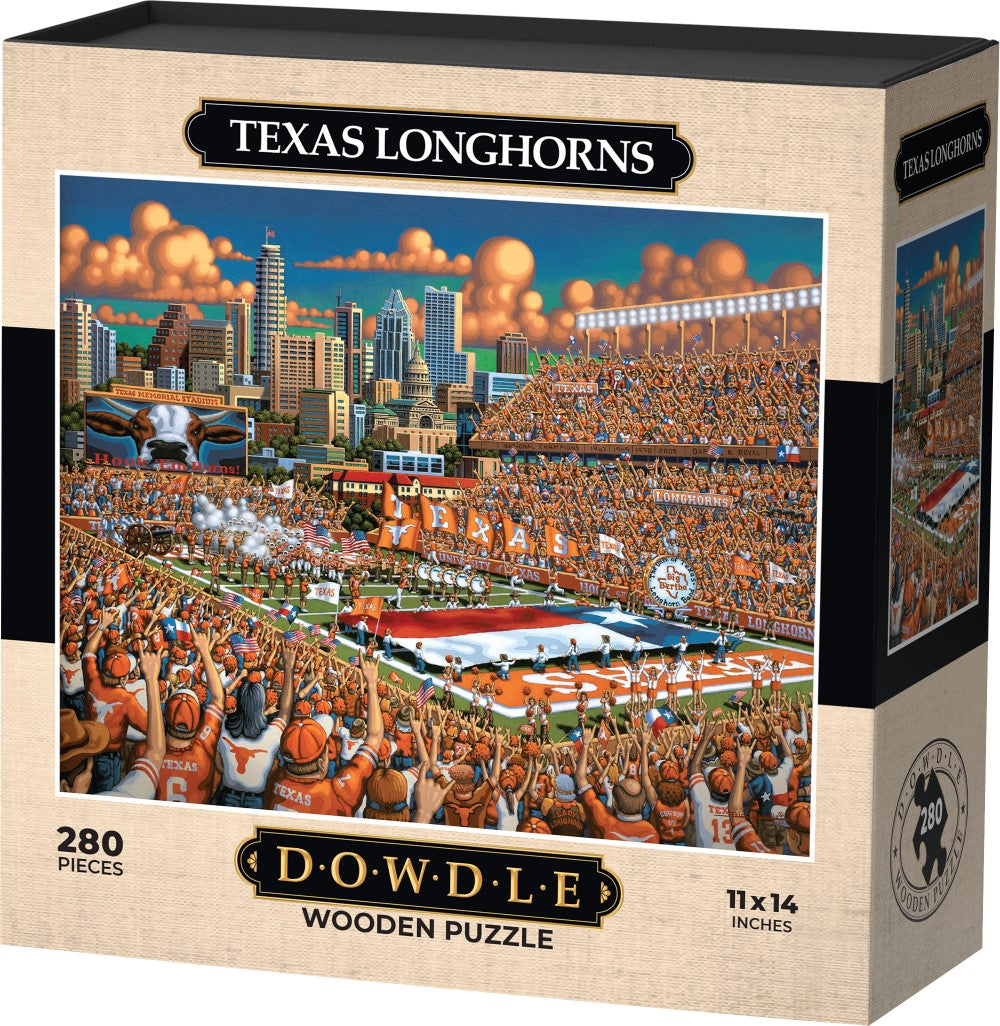 Texas Longhorns - Wooden Puzzle