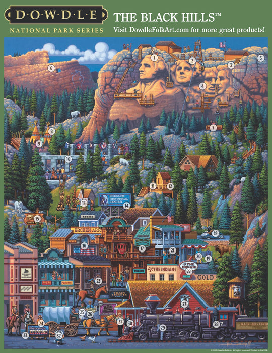 The Black Hills - Mini Puzzle - 250 Piece