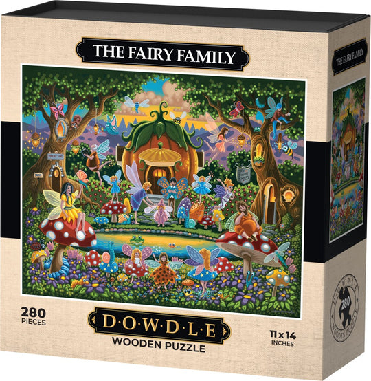 The Fairy Family - Wooden Puzzle