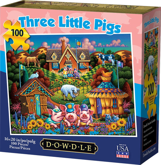 Three Little Pigs - 100 Piece