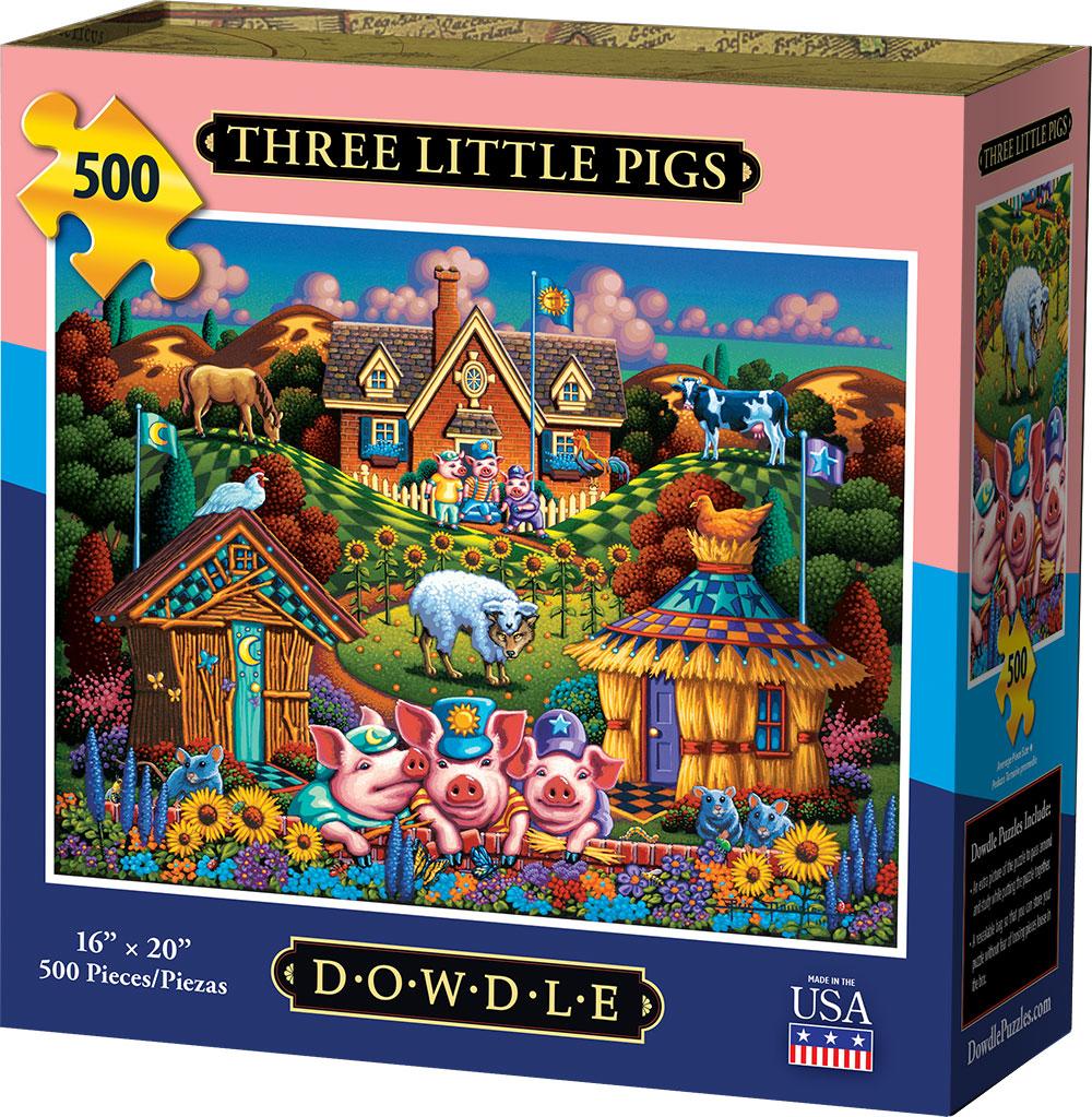 Three Little Pigs - 500 Piece