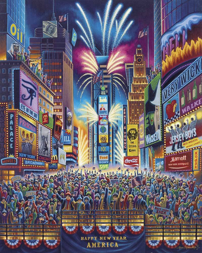 Times Square Poster Print
