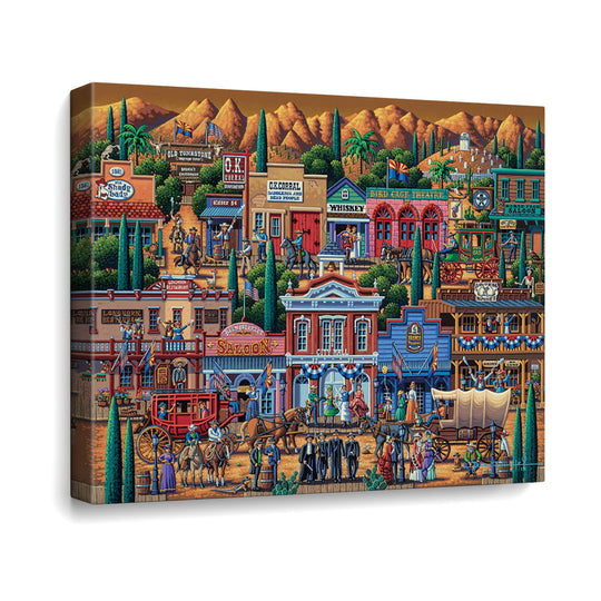 Tombstone Canvas Gallery Wrap