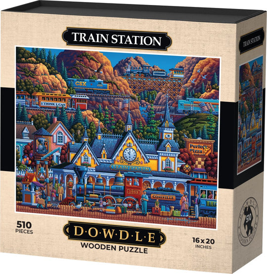 Train Station - Wooden Puzzle
