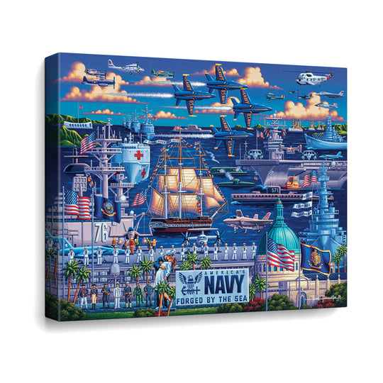 U.S. Navy Canvas Gallery Wrap