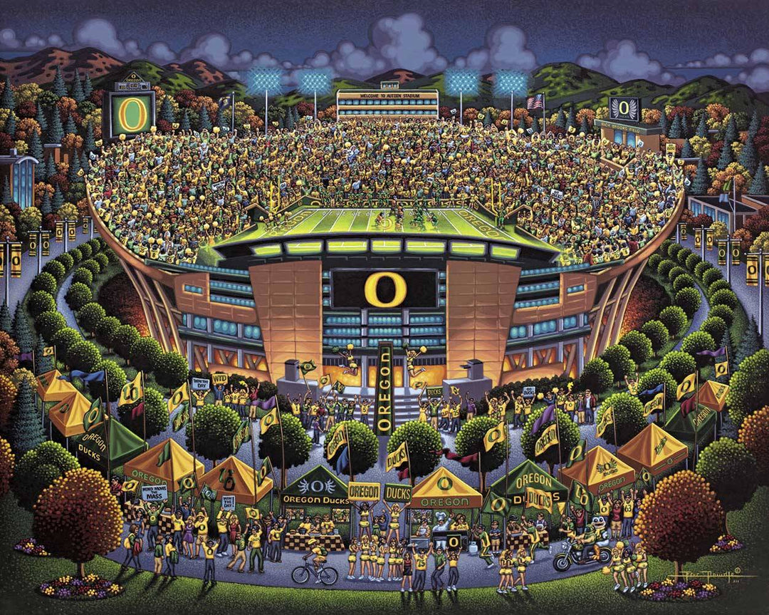 University of Oregon Ducks Canvas Gallery Wrap