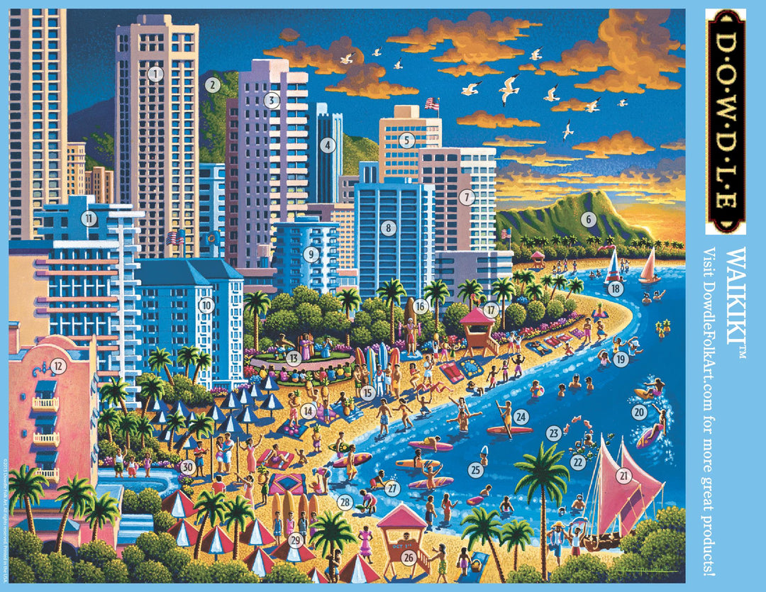 Waikiki Canvas Gallery Wrap