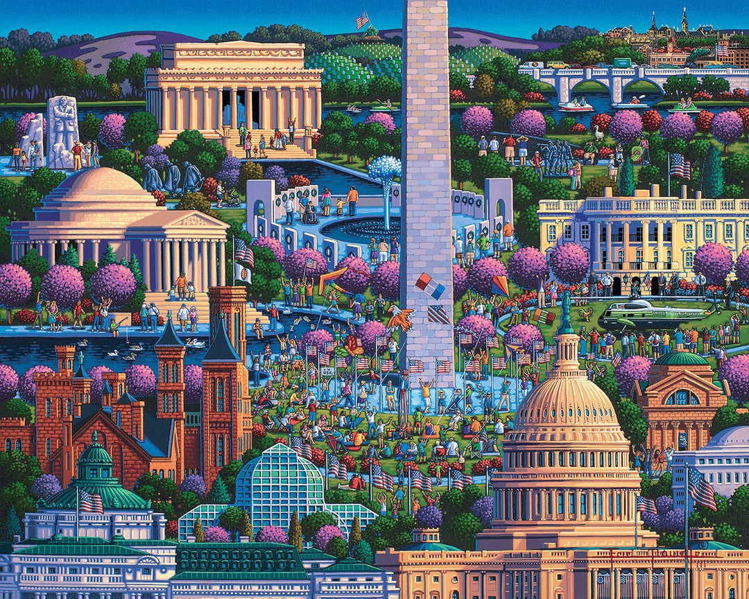 Washington DC Mall Canvas Gallery Wrap