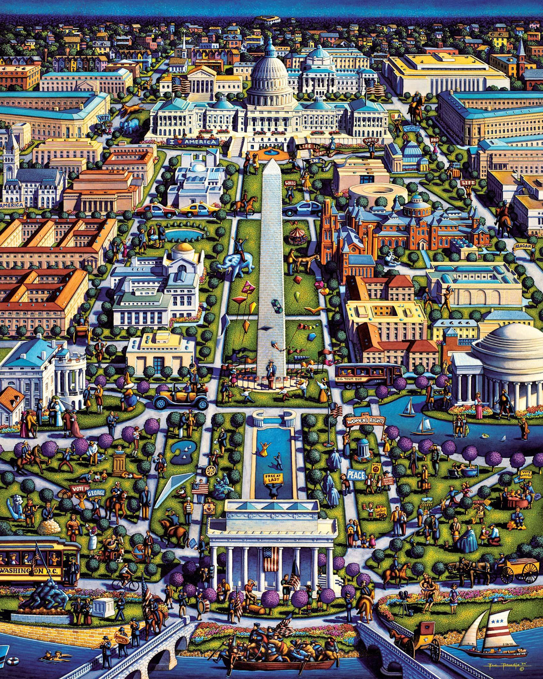Washington D.C. Poster Print