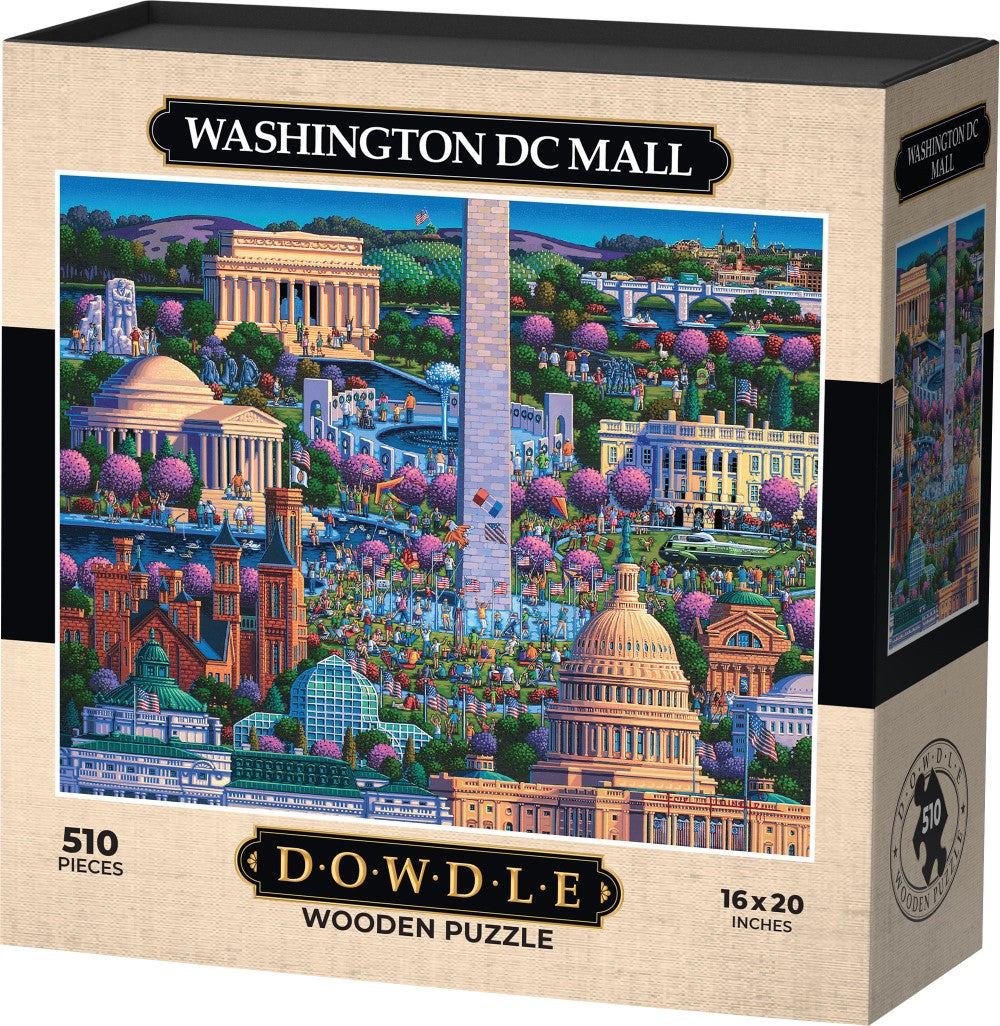 Washington DC Mall - Wooden Puzzle
