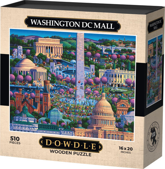 Washington DC Mall - Wooden Puzzle