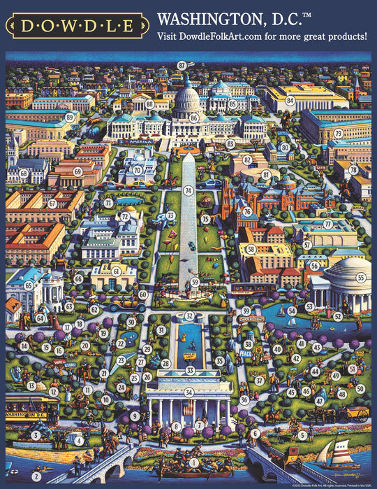 Washington D.C Canvas Gallery Wrap