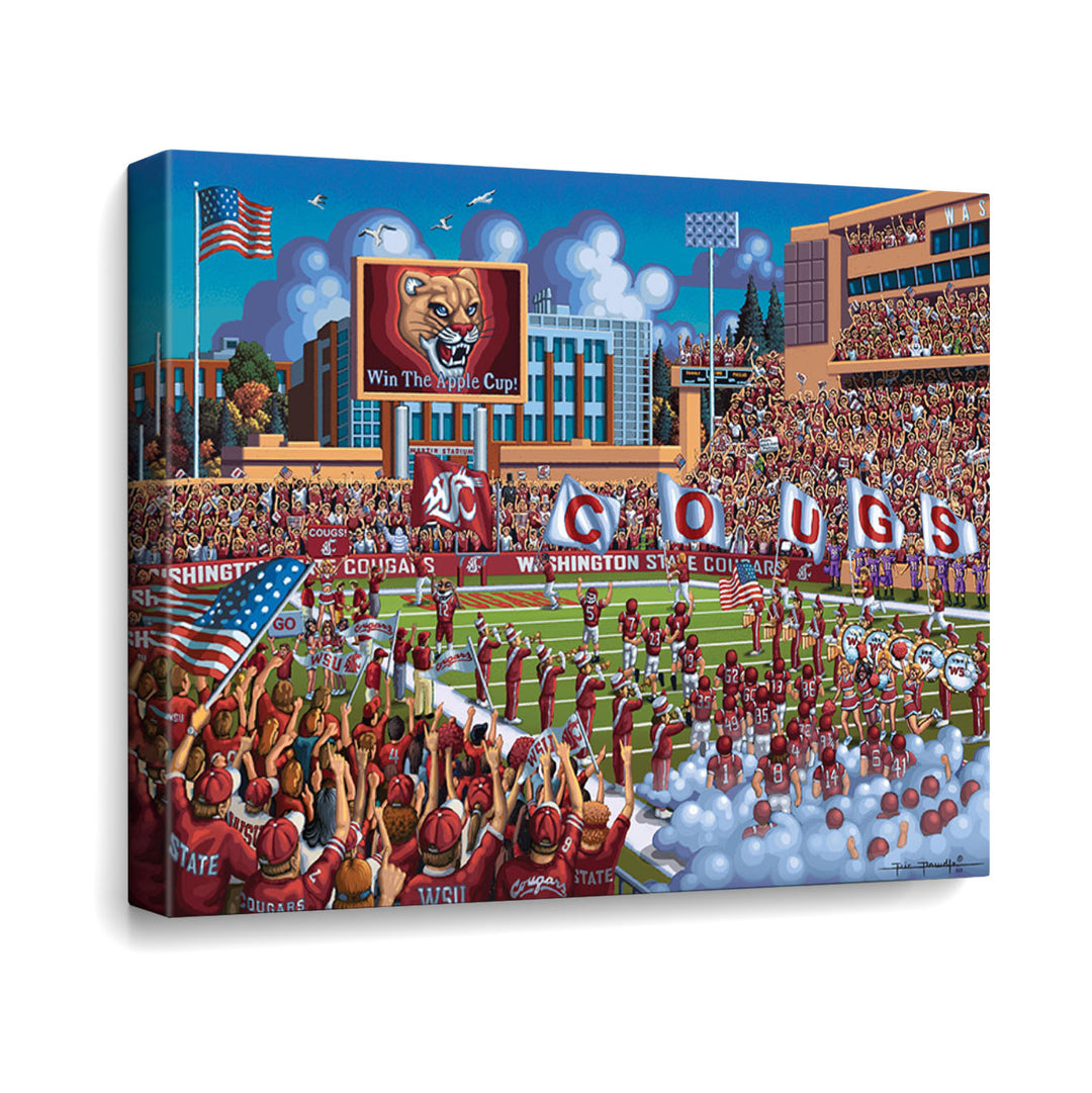 Washington State Cougars Canvas Gallery Wrap