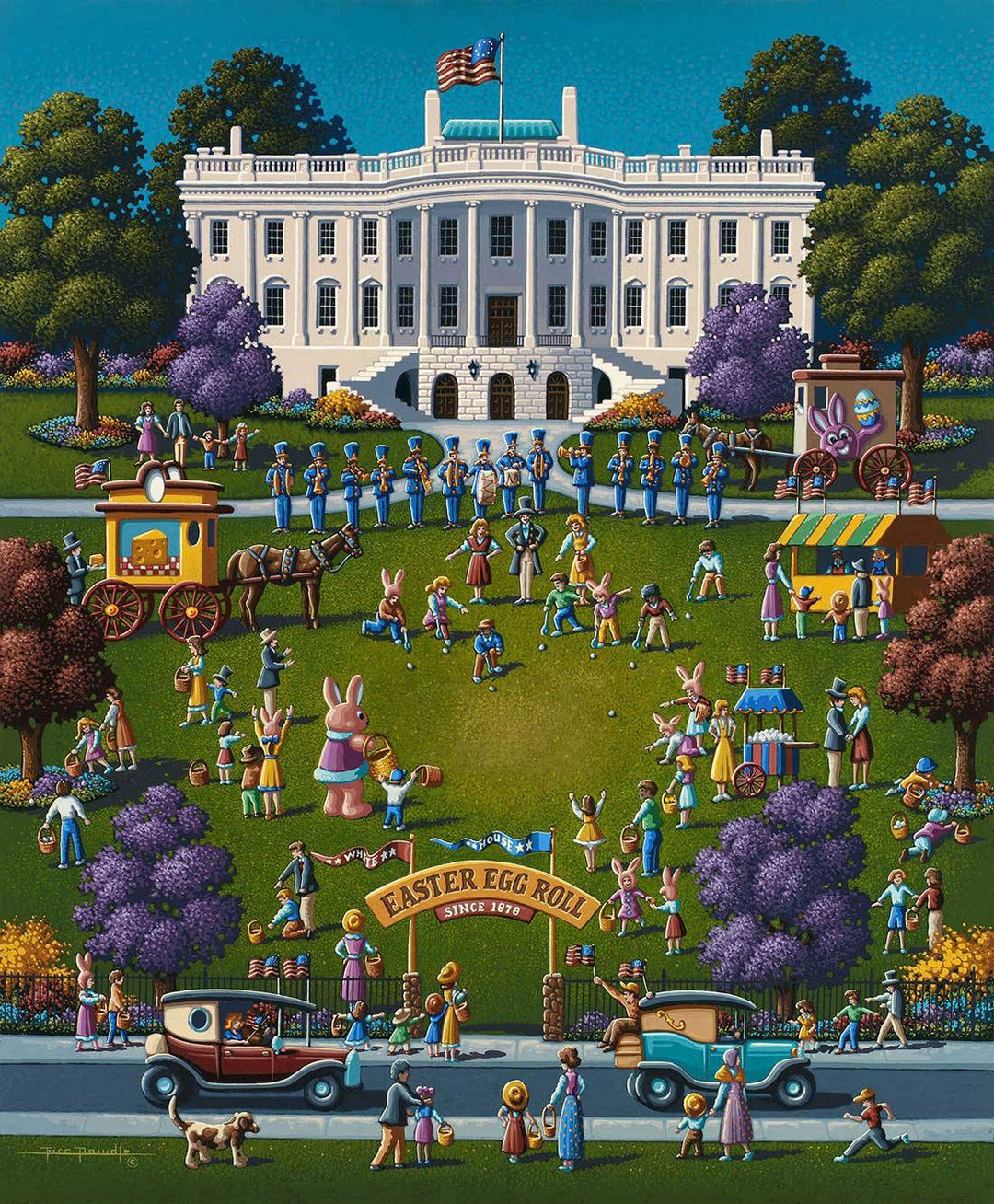 White House Easter Poster Print