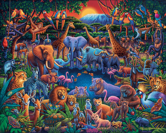Wild Africa - Mini Puzzle - 250 Piece
