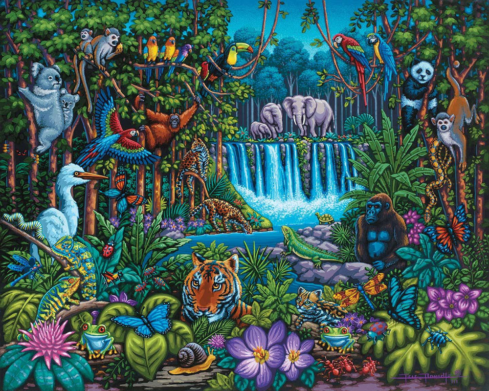Wild Jungle Canvas Gallery Wrap