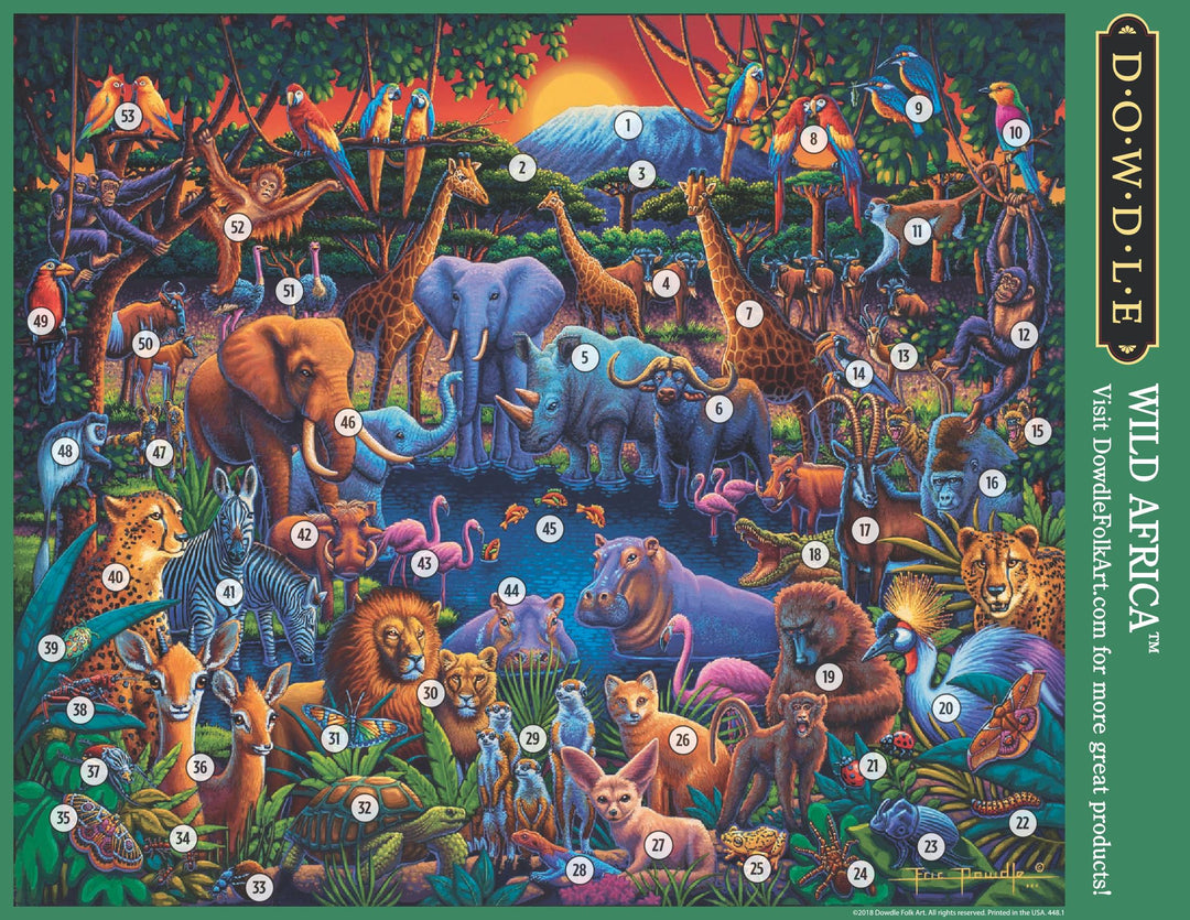 Wild Africa - Mini Puzzle - 250 Piece