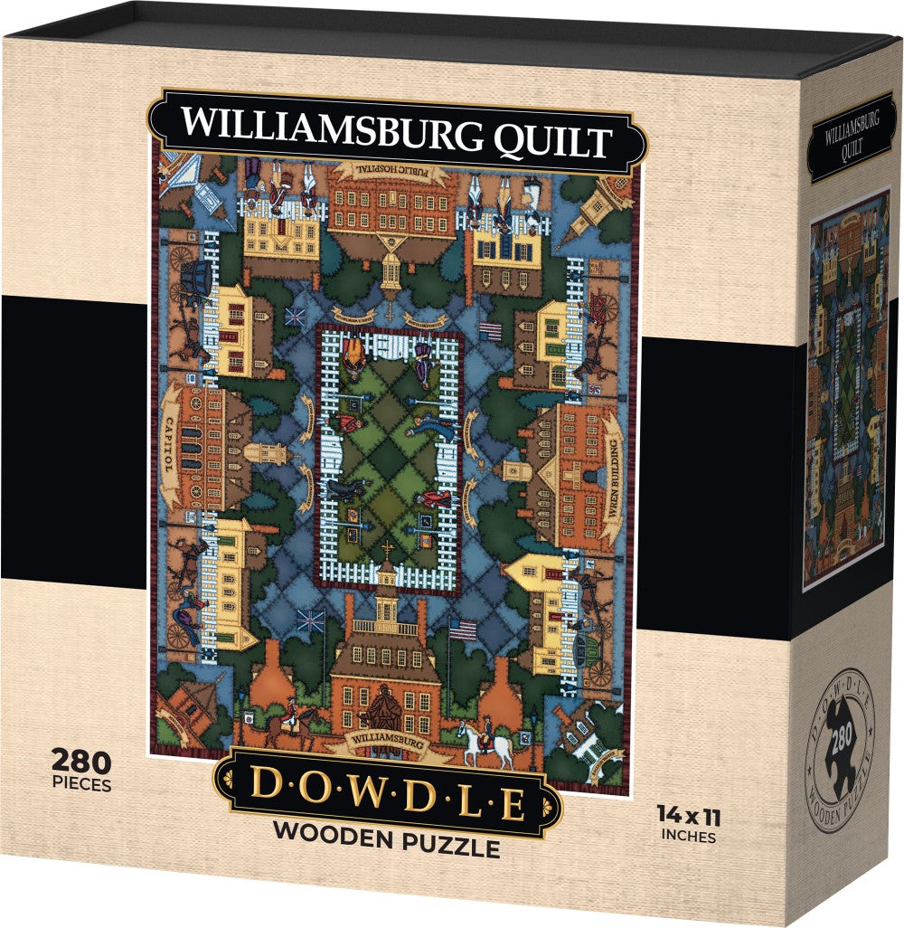 Williamsburg Quilt - Wooden Puzzle