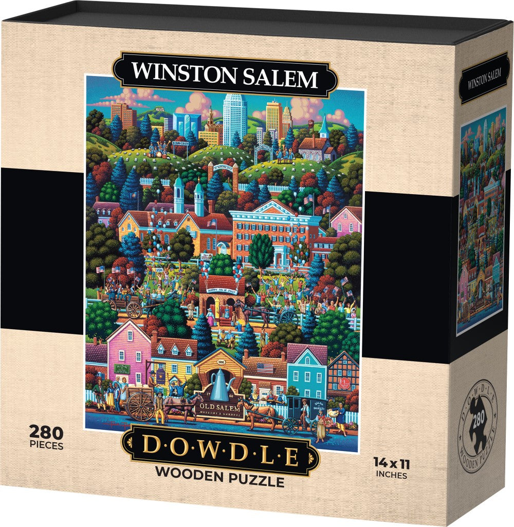Winston-Salem - Wooden Puzzle