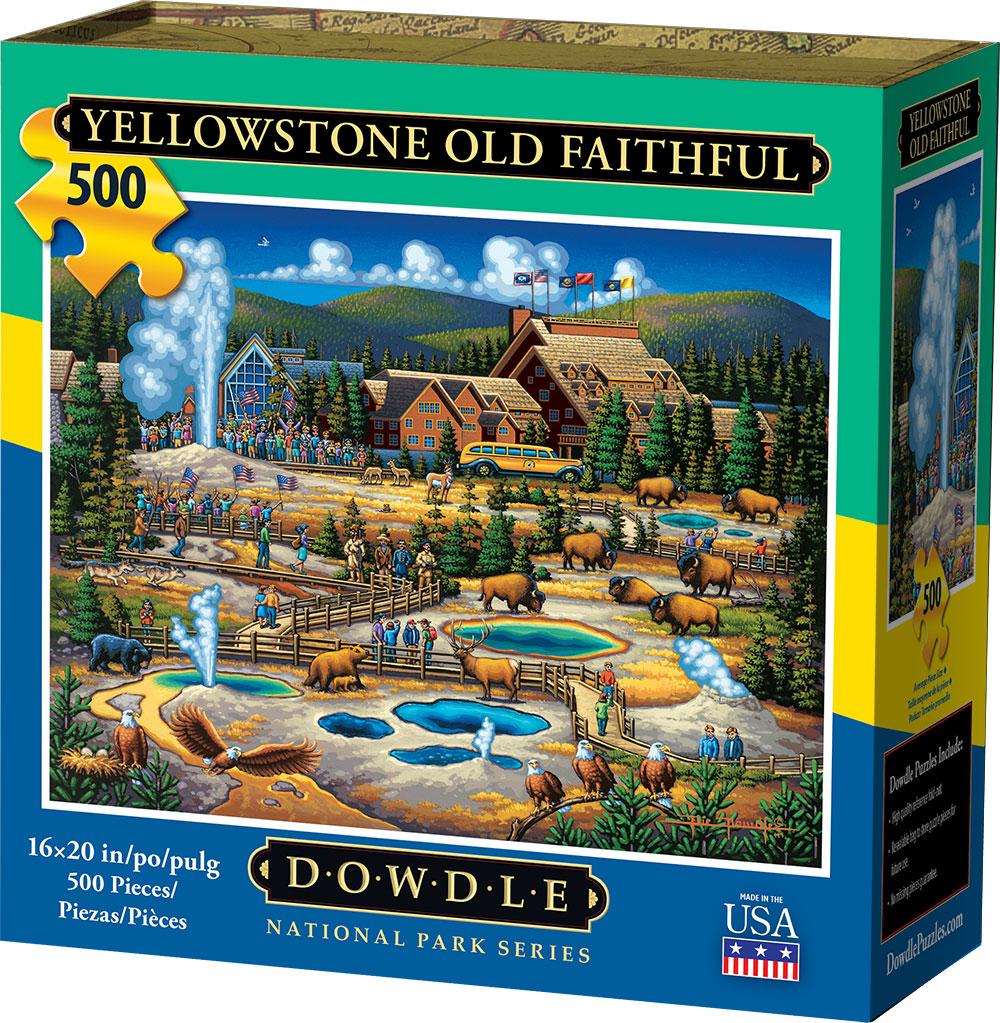 Yellowstone Old Faithful - 500 Piece
