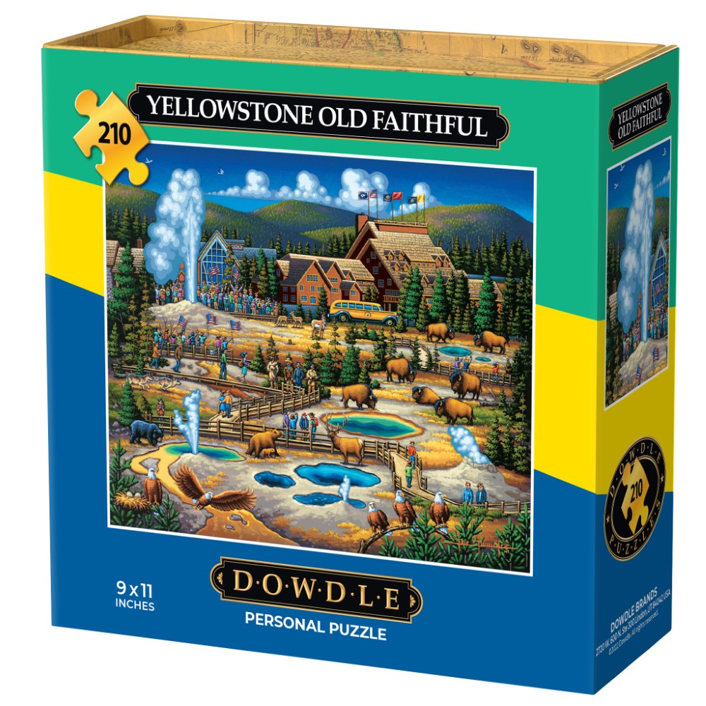 Yellowstone Old Faithful - Personal Puzzle - 210 Piece