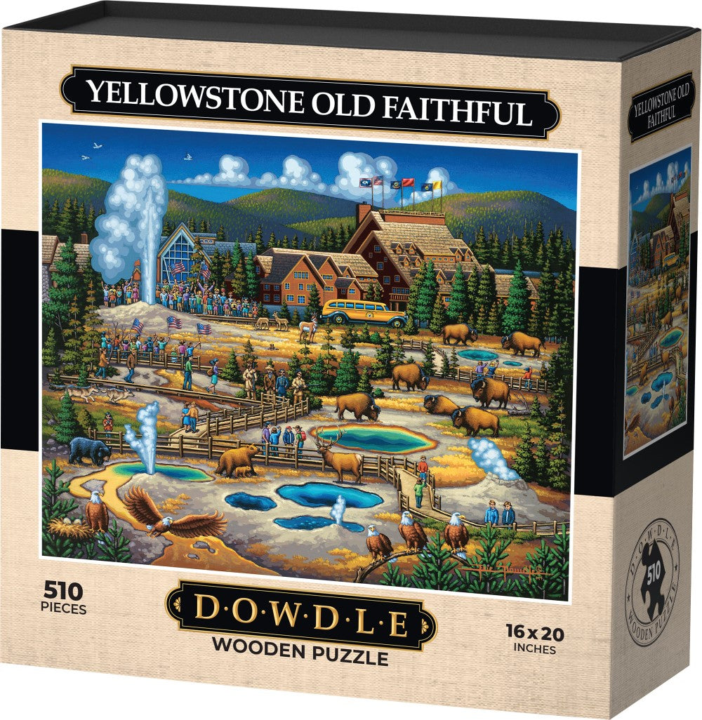 Yellowstone Old Faithful - Wooden Puzzle