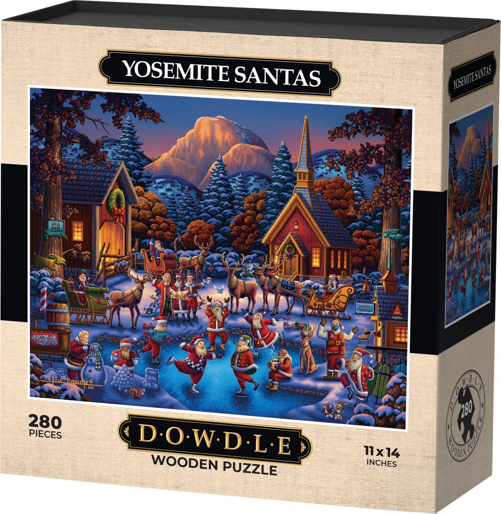 Yosemite Santas - Wooden Puzzle