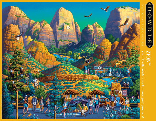 Zion National Park - Mini Puzzle - 250 Piece